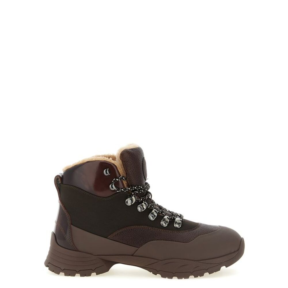 Brunello Cucinelli Brown Polyamide Ankle Men's Boots